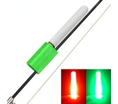 Flotador de mar luminoso, accesorios electrónicos brillantes, caña de pescar duradera extraíble, palo de luz Led, 1 ud. verde