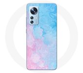 Coque pour Xiaomi Mi 12 / 12X Fond bleu rose