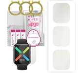 3x Apgo Protector de Pantalla de Hidrogel MATE para Oppo Watch (46 mm), Film de hidrogel, con capa posicionadora de fácil instalación.