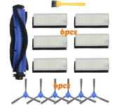 Cepillo Lateral para robot aspirador, filtro hepa, paño de mopa para Cecotec Conga Excellence 1790, piezas de robot aspirador, kit de repuesto de accesorios