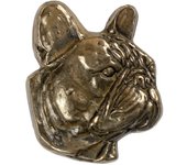Bulldog Francés, Frenchie - placa conmemorativa con perro, agradecimiento personalizado, premio, diploma con dedicatoria de la marca Art-Dog marrón