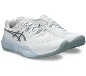 Zapatillas de tenis X OC 1041A486 101 cm 3E [ASICS] GEL-RESOLUTION Hombre (Blanco/Plata pura) 26.0