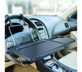 Mesa de comedor trasera para coche 2020, escritorio plegable para computadora, ABS, mesa de comedor pequeña portátil, mesa de estudio, soporte para computadora, soporte para portátil