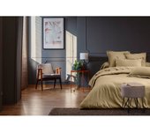Housse de couette 100%  Satin de coton Peigné  / 80 fils /cm² - Lin - Housse de couette 240 x 220 cm