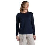 Craghoppers Womens/Ladies Akona Stripe Nosilife Long-Sleeved T-Shirt 10 UK azul oscuro