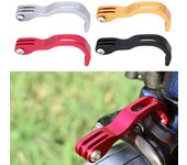 Soporte de luz de horquilla delantera para bicicleta, soporte para faro delantero de bicicleta, soporte extensor de luz delantera para bicicleta, soporte para bicicleta negro