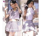Versión coreana japonesa de uniforme escolar, disfraces de cosplay, pijamas sexis, falda plisada, disfraz de juego sexual, lencería erótica One Size
