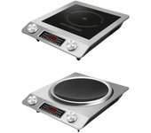 Placa calefactora eléctrica para cocinar, fácil de limpiar, encimera de un solo quemador, cocina eléctrica para campamento, hogar, picnic, oficina, dormitorio Flat surface