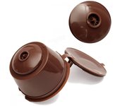 1/3/5/10 piezas Mini filtro de café reutilizable duradero para adaptador de sabor Accesorio para máquina Nescafé Filtros de café rellenables