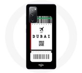 Coque pour Samsung Galaxy S20 FE Billet d'avion Dubai