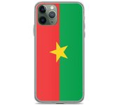 Funda iPhone - Drapeau Burkina Faso - iPhone 11 Pro - Souple - Multicolore - Verticale