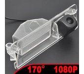 Cámara de visión trasera de marcha atrás para coche, lente ojo de pez Full HD AHD 1080P, para vehículo Nissan Micra March Renault Pulse Logan Sandero CVBS-AHD