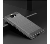 Funda de silicona a prueba de golpes para Sony Xperia 10, carcasa de lujo mate antigolpes para Sony Xperia 10 XA3. For Xperia 10 negro