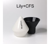 Lilydrip - Juego de cafetera de cerámica con filtro y transformador para café que mejora el caudal de goteo, accesorios para cafeterías