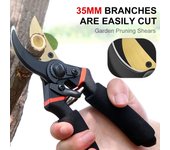 Tijeras de podar de acero inoxidable, tijeras afiladas, tijeras de podar con resorte, herramientas para injertar ramas, tijeras para jardín, accesorios para herramientas de jardinería CHINA