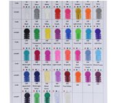 1 paquete = 1040 uds/40 varillas de ligadura de ortodoncia, bandas elásticas dentales para soportes, 38 colores a elegir 38#