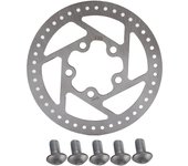 Rotor de freno de disco de bicicleta de 110 mm de acero inoxidable con 5 pernos para Xiaomi M365 Electric