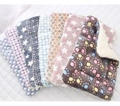 Cama para perros, cojín para mascotas, manta de vellón suave, cojín para gatos, sofá para cachorros, almohadillas para invierno C