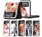 Funda para Samsung Galaxy Z Flip 4 Zflip Z Flip 3 5g Zflip3 Zflip4 Flip4 Zflip Chainsaw Man Hard Pc Cover Capa Samsung Z Flip 5G