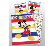 Parure de couette 140 x 200  Mickey Mouse 3  Microfibre / 100% Polyester