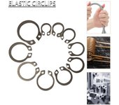 Nuevo kit de 100 anillos de retención de clip de anillo de retención externo de acero inoxidable 304 de 8 a 18 mm