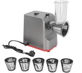 Rallador de queso eléctrico 5 en 1, 250 W, control de 1 botón, para cocina, ensaladas, queso y patatas. L