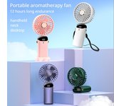 2023 Nuevo mini ventilador USB de mano, portátil y plegable con pantalla digital para oficina, estudiantes y exteriores, ventiladores de mano