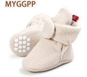 MYGGPP Otoño e Invierno 0-1 Años Zapatos de Bebé Zapatos de Algodón Zapatos de Bebé Zapatos de Fondo Suave Zapatos de Niño Pequeño Zapatos de Algodón de Tubo Alto 11cm