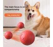 Pelota interactiva para perros, juguete inteligente para saltar, eléctrica, vibratoria, rebotando, recargable por USB, automática, para perros y gatos. azul