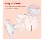 Extractor de leche portátil, extractor de leche eléctrico manos libres para amamantar, 4 modos, 12 niveles de succión, bajo 2 Pack