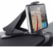 Soporte para teléfono de coche, soporte de teléfono para salpicadero de navegación GPS de 6,5 pulgadas, soporte Universal para teléfono móvil negro