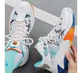 Zapatos de baloncesto de alta calidad a la moda para hombre, botas de entrenamiento de gimnasia, zapatillas altas gruesas para hombre, zapatos deportivos transpirables 39 blanco/rojo