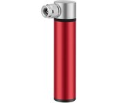 Inflador de bicicleta de aleación de aluminio, Mini bomba portátil de baloncesto para bicicleta, accesorios para bicicleta de 120PSI rojo