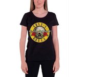 Camiseta con logo clásico para mujer/señoras de Guns N Roses L blanco