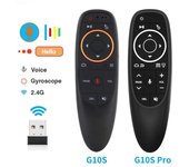 Control remoto por voz G10S, giroscopio inalámbrico de 2,4 G, ratón de aire inteligente, control remoto inalámbrico para Android TV Box PC
