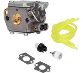 Kit de carburador y juego de herramientas de repuesto con cebador para desbrozadora Walbro WT‑827