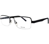 Men' Spectacle frame Police Black Ø 52 mm