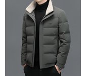 Nuevo Chaqueta de plumón de pato blanco, ropa de invierno gruesa para hombre, chaqueta informal cálida M azul