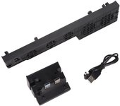 Ventilador de refrigeración para juegos, 5 ventiladores, consola de juegos externa automática, enfriador USB con concentrador para PS4 Pro