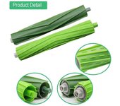 2 unids/set de piezas de repuesto de cepillo de rodillo de goma para iRobot Roomba i6 + i7 i7 Plus E5 E6 E7 I Series accesorios de Robot aspirador