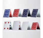 56 unids/pack bicicleta garfio cubierta magia variedad paquete naipes cartas mágicas accesorios especiales trucos de magia Double Blue Back
