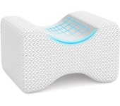 Almohada de espuma viscoelástica para rodillas, soporte para la espalda, alineación de la columna vertebral, almohadas corporales para quienes duermen de lado, para ciática ortopédica, espalda, piernas y cadera