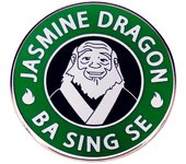 Pin esmaltado del dragón jazmín, tío Iroh, Avatar, el último maestro aire, insignia artística, accesorios decorativos de joyería