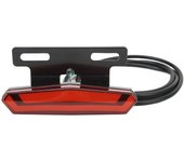 Luz trasera LED para bicicleta eléctrica, iluminación nocturna, luz de advertencia de freno, luz de señal de giro, modificación de bicicleta
