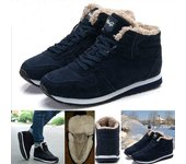 SexysexyShoes Invierno Hombres Mujeres Mantener Caliente Trabajo Al Aire Libre Botas De Nieve 36 negro