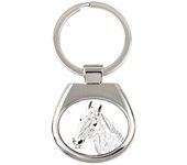 Orlov Trotter - keychain with a horse, keychain with a print, personalized pendant from the Art-Dog brand plata
