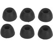 3 pares de almohadillas de silicona suave para los oídos, tamaño pequeño, para Galaxy Buds 2 SM-R177, color negro negro