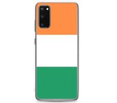 Coque Téléphone - Samsung - Galaxy S20 Plus - Drapeau Irlande - Souple - Multicolore