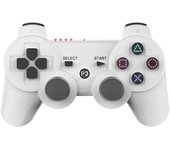 Gamepad inalámbrico Bluetooth blanco D25, controlador para PS3, PlayStation 3, joystick