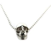 Les Trésors De Lily [J4079] - Collar de plata 'Calavera' de plata plata